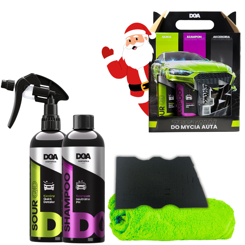 DOA Cosmetics Zestaw do mycia auta PREZENT ŚWIĄTECZNY